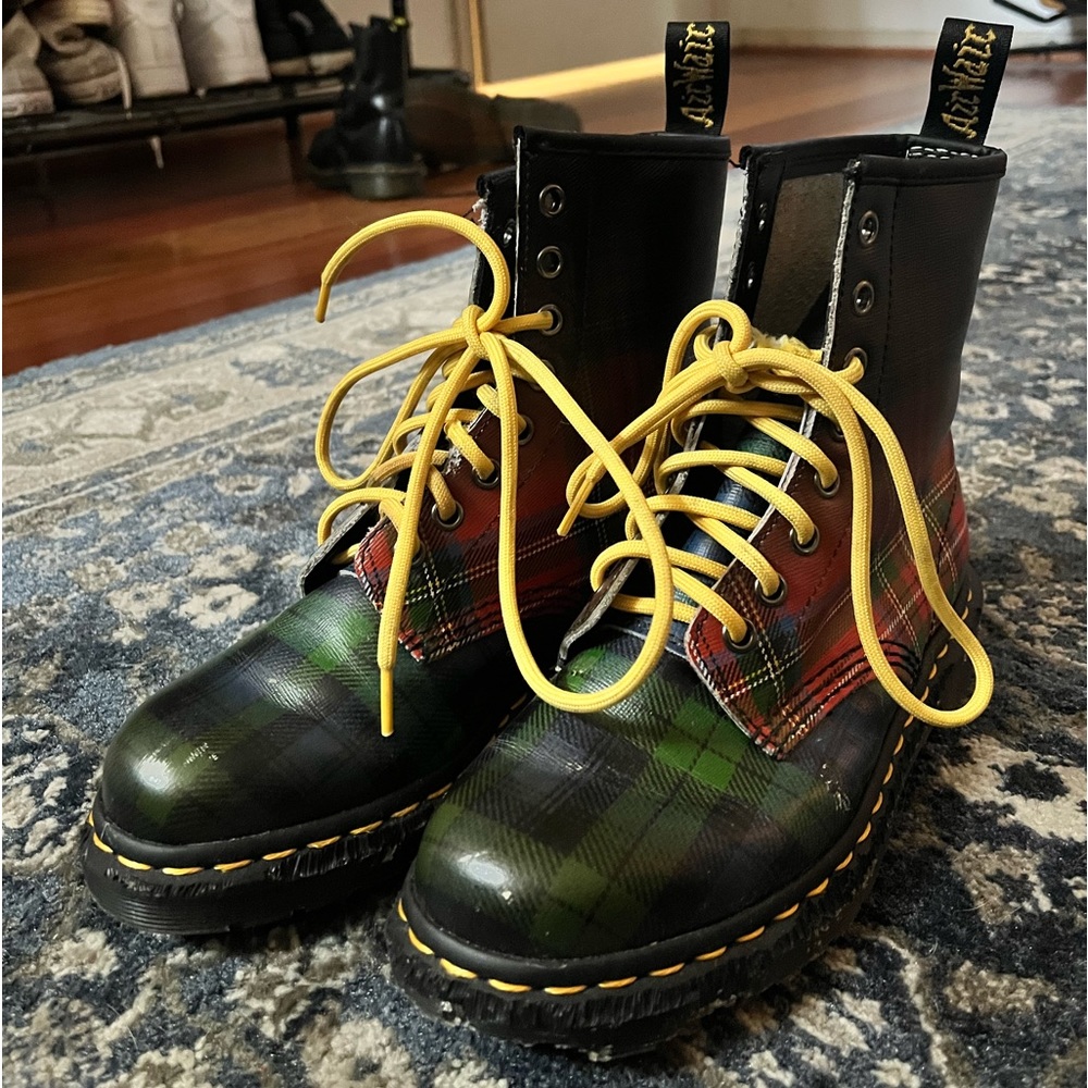 Plaid Dr. Martens